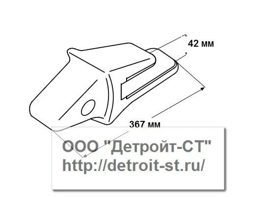Коронка Komatsu  207-939-3120 (модели: PC300-PC360) фото запчасти