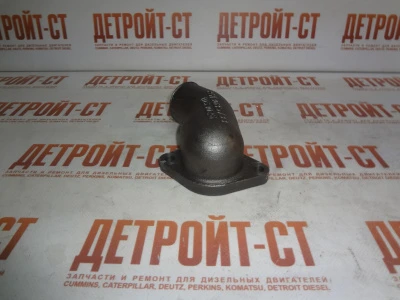 Соединение угловое патрубка теплообменника 3085733 (3010299) фото запчасти