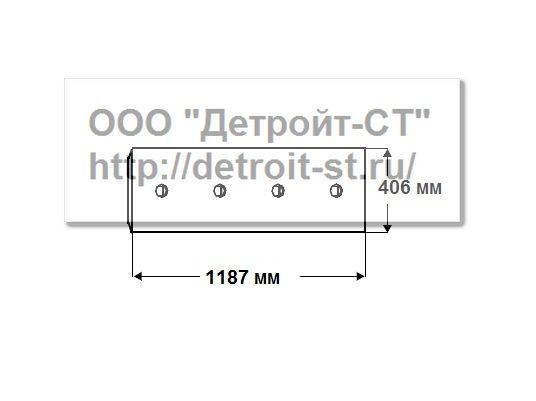 Нож Komatsu 198-71-21830,198-71-31550 (кол-во отверстий - 8) D475A-1, D475A-1-2-3 фото запчасти