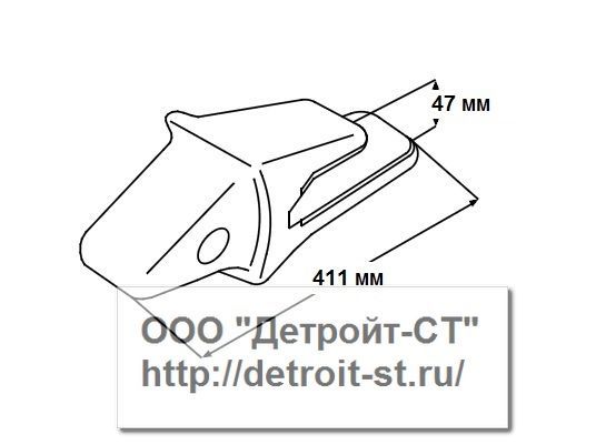 Коронка Komatsu  208-70-14143 (модели: PC400) фото запчасти