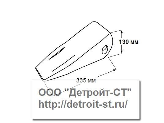Коронка Komatsu 175-78-31230 (модели: D85-18-D85-21, D135A-1-D135A-2, D150A-1, D155A-1-D155A-2) фото запчасти