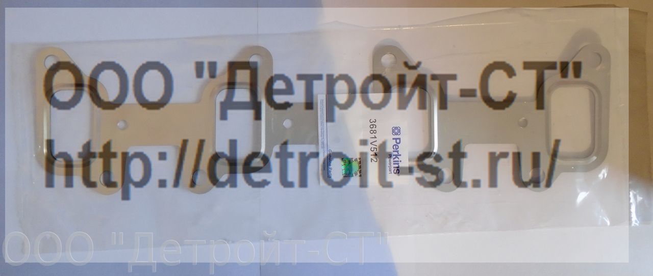 Прокладка выпускного коллектора 3681V512 Perkins 1104 фото запчасти