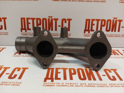 Коллектор выпускной малый (1-2 цилиндра) Cummins ISLe, L345, ISCE, QSC8.3, QSL9 3937477 (3937478, 3943850, 3968361, 3943851) фото запчасти