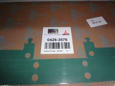 Уплотнение Deutz 04263576 (4263576, 0426-3576, 04263231, 0426-3231) фото запчасти
