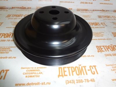 Шкив привода вентилятора QSC8.3 4943445 (3914461, 3908820, 3903767, 6732-61-3130) фото запчасти