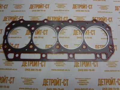Прокладка головки блока цилиндров ГБЦ Cummins A2000, A2300 4901032 (4900969, 4900345) фото запчасти