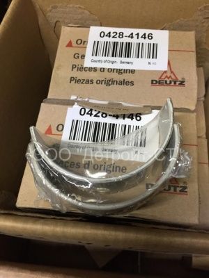Вкладыши шатунные пара 0.25 под ломаный шатун Deutz 04284146 (A6110300160, 4284146, 0428-4146, 71-38760.25MM, 1860P040025, 001PL20042025, 61-1049-25, CR1018XA0.25, 77521610, 20790423, 02931915, 71-38760.25, 27-BEU01-025SP, 77522610, 5915870025) фото запчасти