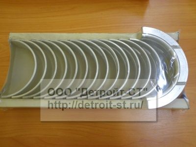 Вкладыши коренные 2-рем. размер (0,50 мм) Cummins (номера по замене: 3802072, 3945919) фото запчасти