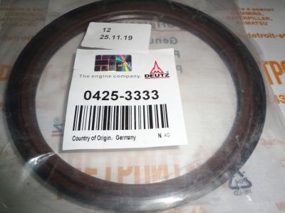 Манжета вала Deutz TCD2013 L04 2V, DF4M1013 C/E/EC/CP/FC 04253333 (4253333, 0425-3333, 81-10424-00, 7421486084, 21486084, 69359, 01027763B, 81-01256-SX, 084.610, 81-36001-00, 96680, 04202332, 04253543, 04907773) фото запчасти