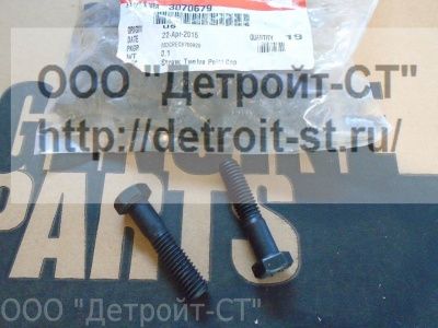 Болт Cummins 3070679 фото запчасти