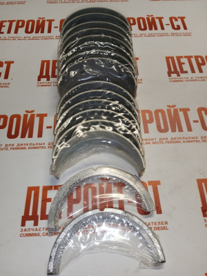 Вкладыши коренные 0,25 Cummins N-14 3801261 (3030217) фото запчасти