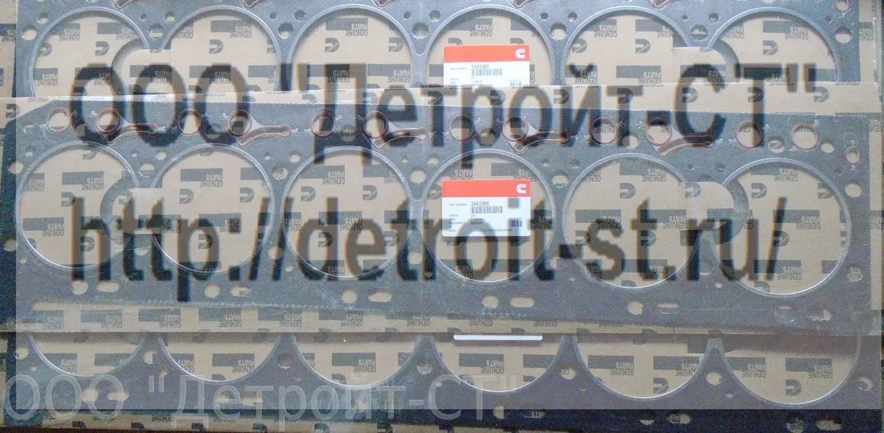 Прокладка ГБЦ Cummins (номера по замене: 3943366, 3943902) фото запчасти