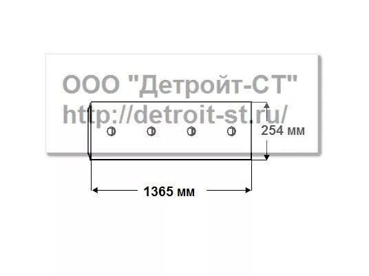 Нож Komatsu 41E-70-15221 (кол-во отверстий - 9) WD600-1-3 фото запчасти
