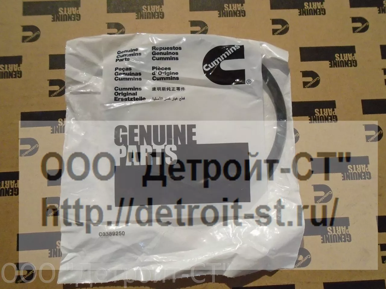 Кольцо уплотнительное Cummins 3038763 фото запчасти