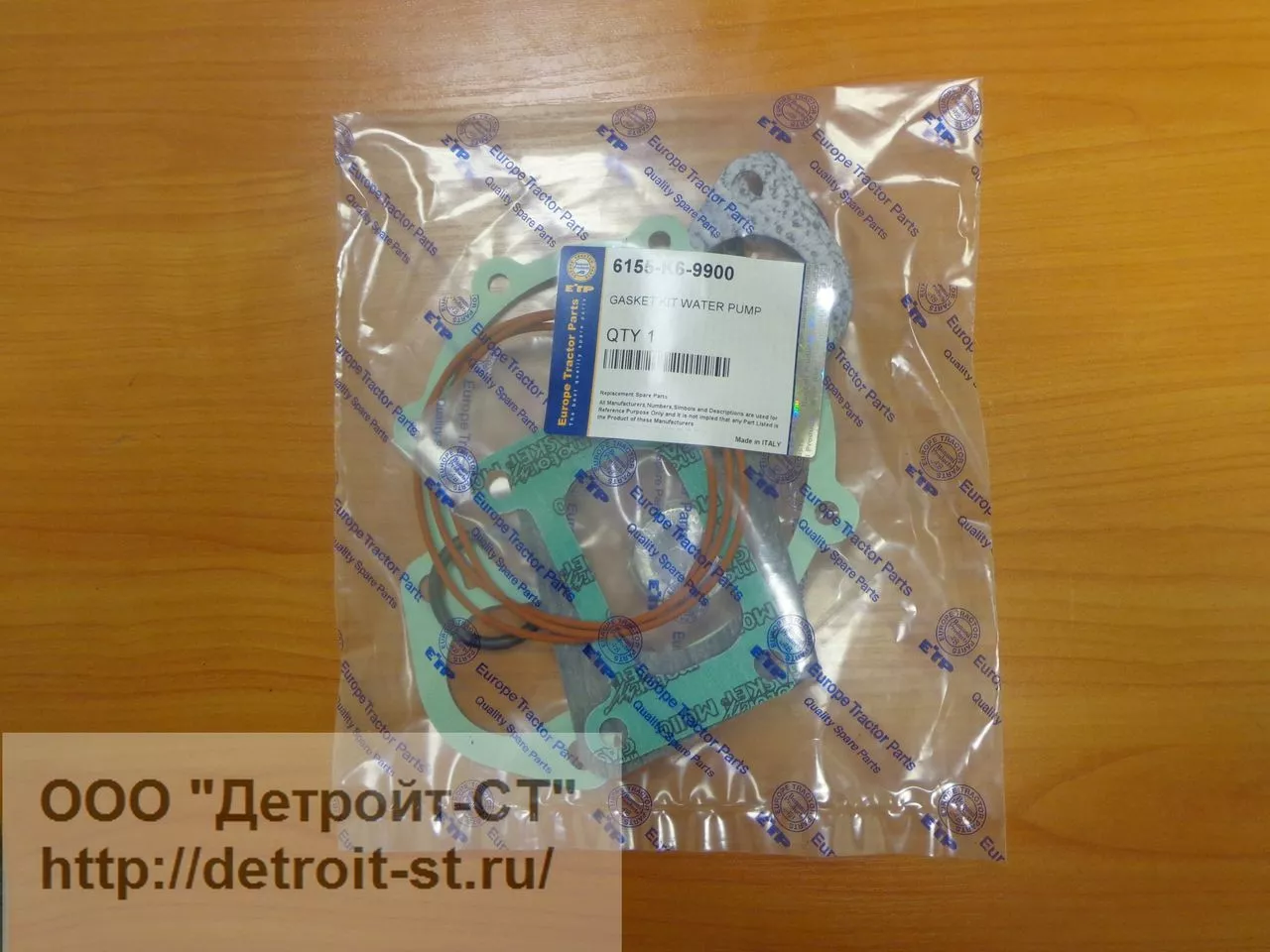 Ремкомплект водяного насоса Komatsu D85A-21, PC400-6, S6D125 6155-K6-9900 фото запчасти