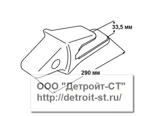 Коронка Komatsu  205-70-68141 (модели: PC200-PC220, PW210) фото запчасти